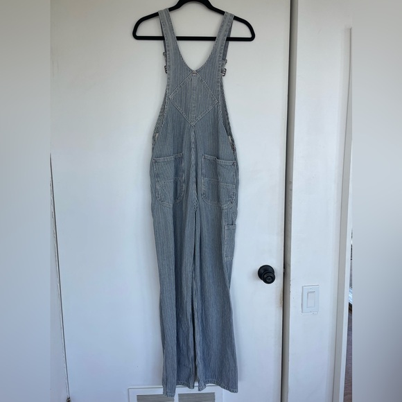 Doen Myrtle Overalls in Hickory Stripe - Picture 2 of 6